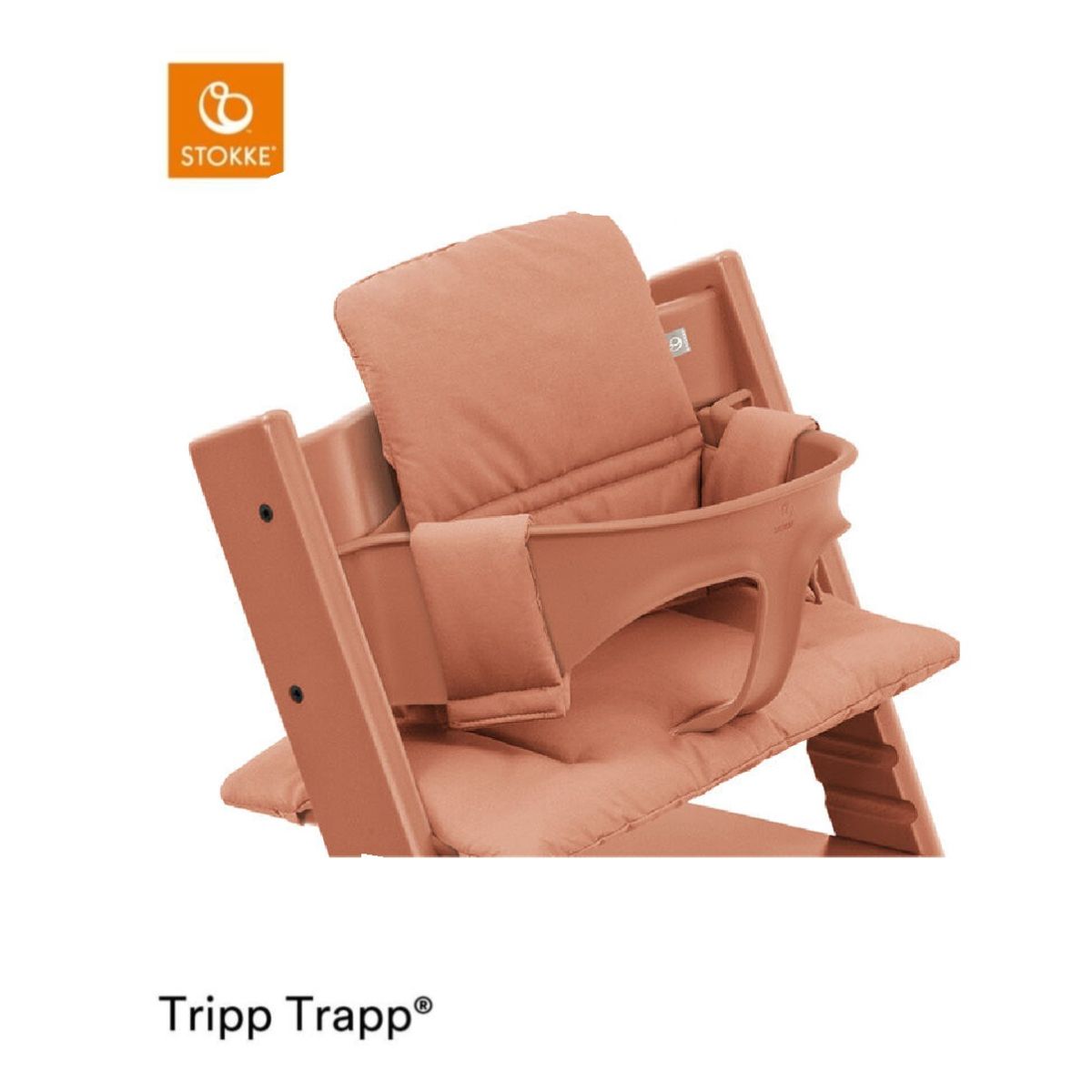 Stokke Tripp Trapp Chair Natural with Babyset, Tray, Harness